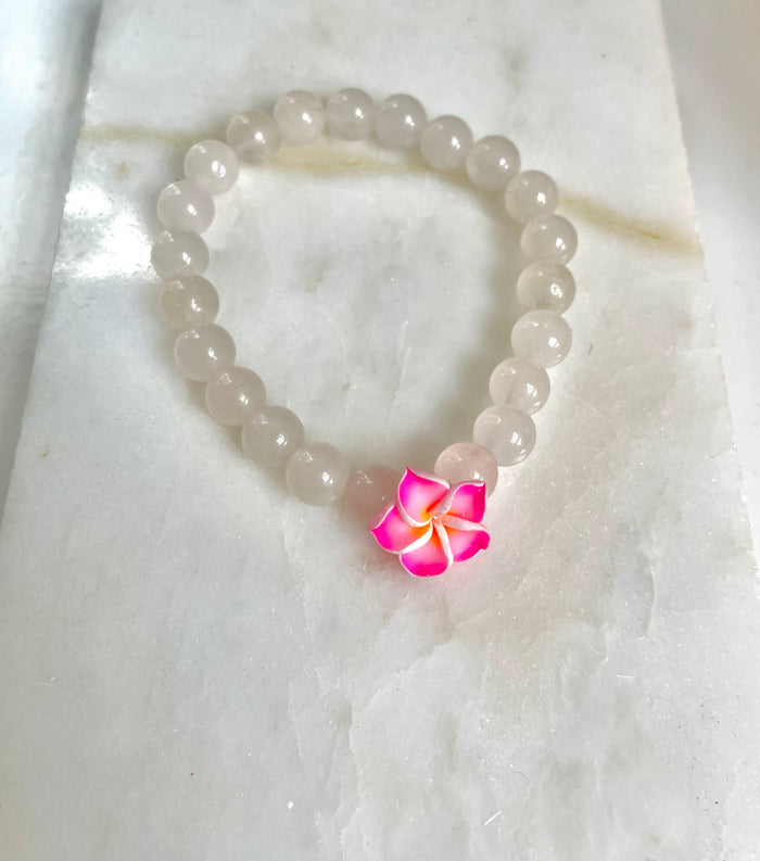 Kauai Sunset Rose Quartz Bracelet