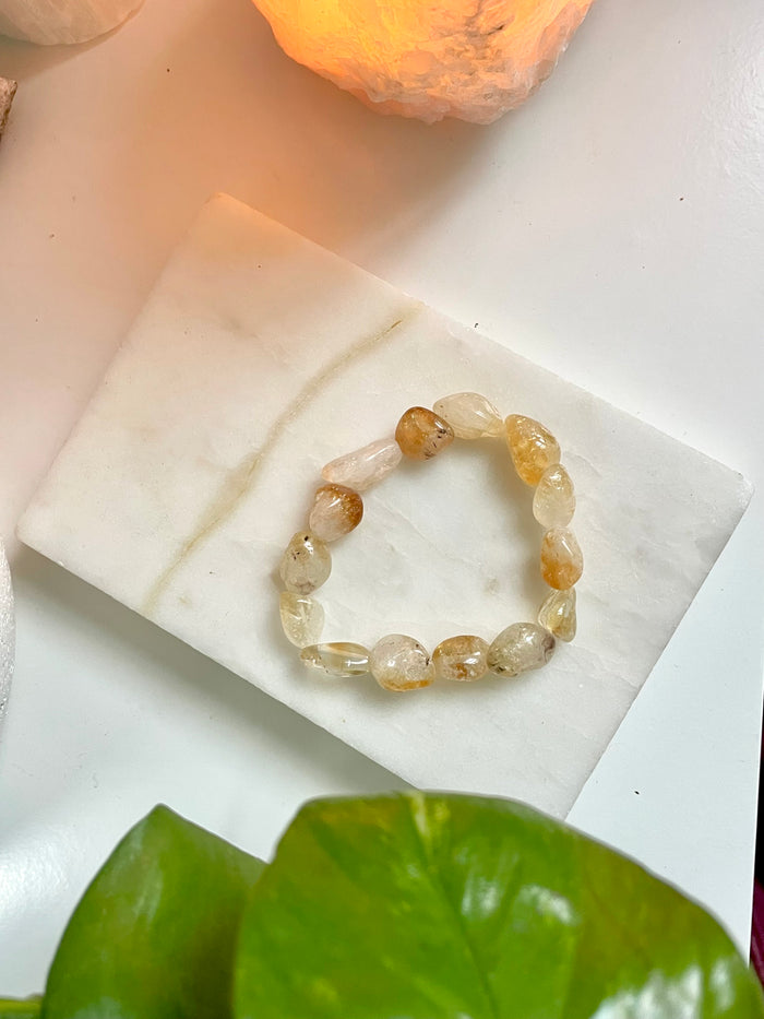 Citrine Nugget Bracelet