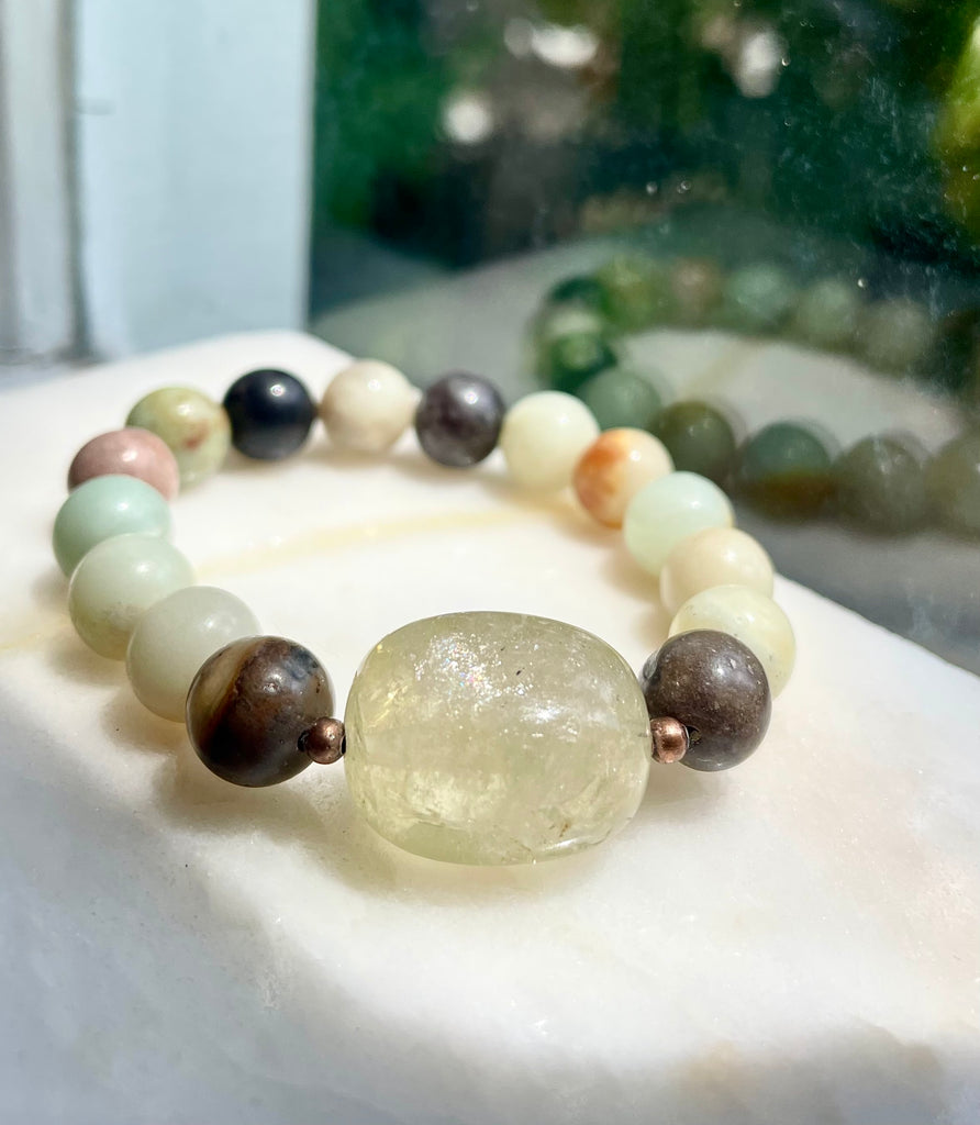 Amazonite Citrine Bracelet