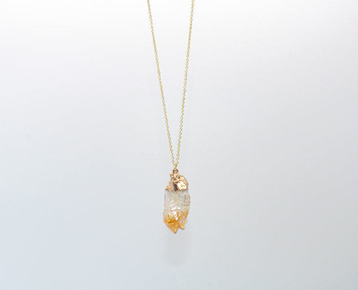 Citrine Pendant Necklace